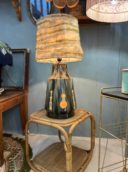 Pied de lampe en céramique vintage